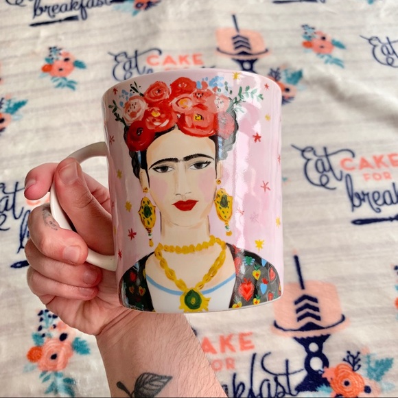 1 LEFT! ♥️ Frida Kahlo Floral Mug ♥️ - Picture 4 of 5